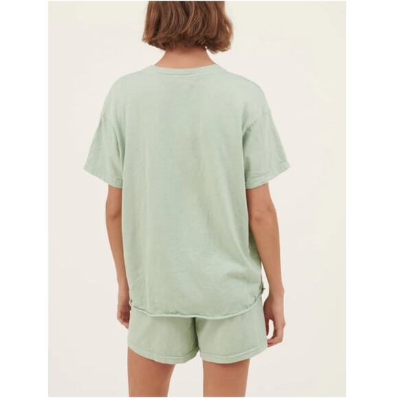 New ASOS NORDSTROM Women's Sage Green Drawstring Waistband Casual Shorts Size 4 - Picture 2 of 8